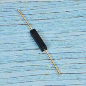 Comimark 12Pcs Reed Switch 2 * 14mm Normally Open Magnetic Switch Anti Vibration GPS-14A