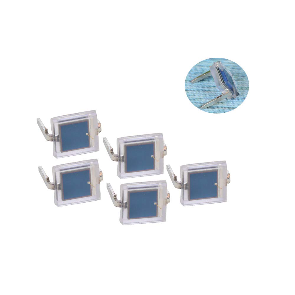 Comimark 5Pcs BPW34 Silicon PIN Photodiode DIP-2