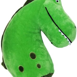 XDEMODA Seatbelt Pillow for Kids Travel - Dinosaur Seat Belt Cover & Cushion Pillow. Child Car Stuffed Plush Animal Travel Pillow. Safety Belt (Dinosaur)