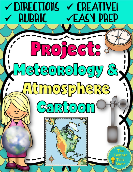 Climate, Weather, and Earth's Atmosphere Cartoon Project