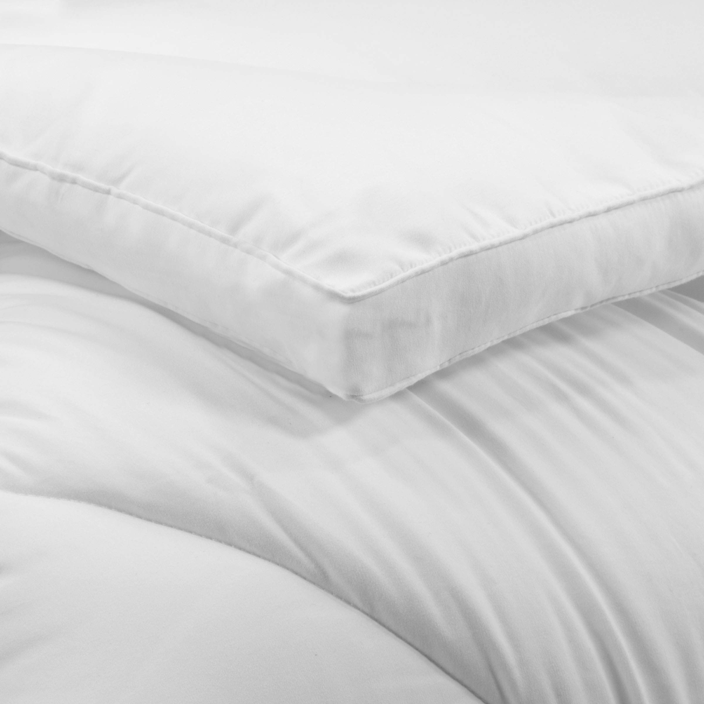 Serta Air Dry Extra Warmth Quilted Microfiber Fill Down Alternative Comforter, Twin, White