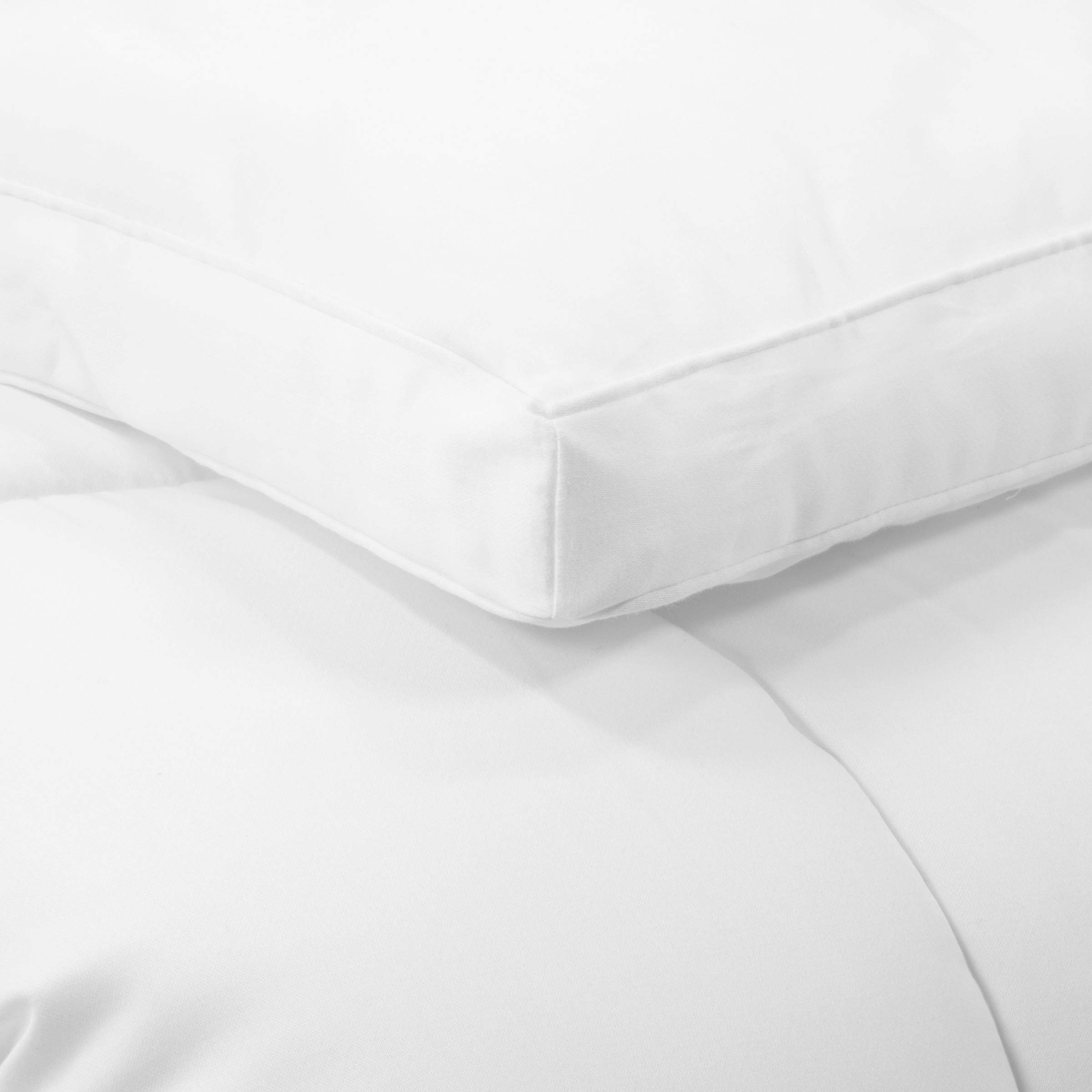 Serta Extra Warmth Quilt-Stitched Fiber Fill Down Alternative Comforter, Twin, White