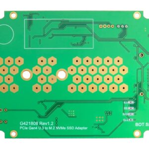 Micro SATA Cables |U.3 (SFF-8639) PCIe Gen 4 16GT/s to M.2 NVMe SSD Adapter