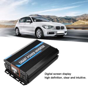 Car Power Inverter, 2000W 12V to 220V Pure Sine Power Voltage Inverter Transformer Auto Accessory