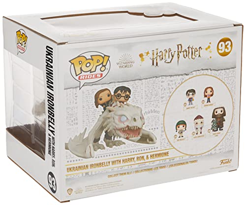 Funko Pop! Rides: Harry Potter - Gringotts Dragon with Harry, Ron, and Hermione, Vinyl Figure