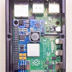 Raspberry Pi Deep Case PoE 5.2V@3.5A HAT Metal Enclosure Protective Box Cooling Fan 17.5Watt Power Over Ethernet (POE) HAT PoE Network Standard Compliant for Rpi 4 Model B by CMC TECH