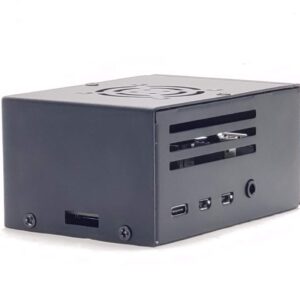 Raspberry Pi Deep Case PoE 5.2V@3.5A HAT Metal Enclosure Protective Box Cooling Fan 17.5Watt Power Over Ethernet (POE) HAT PoE Network Standard Compliant for Rpi 4 Model B by CMC TECH