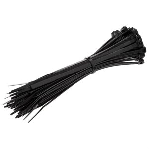 amazon basics multi-purpose cable ties - 12-inch/300mm, 200-piece, black