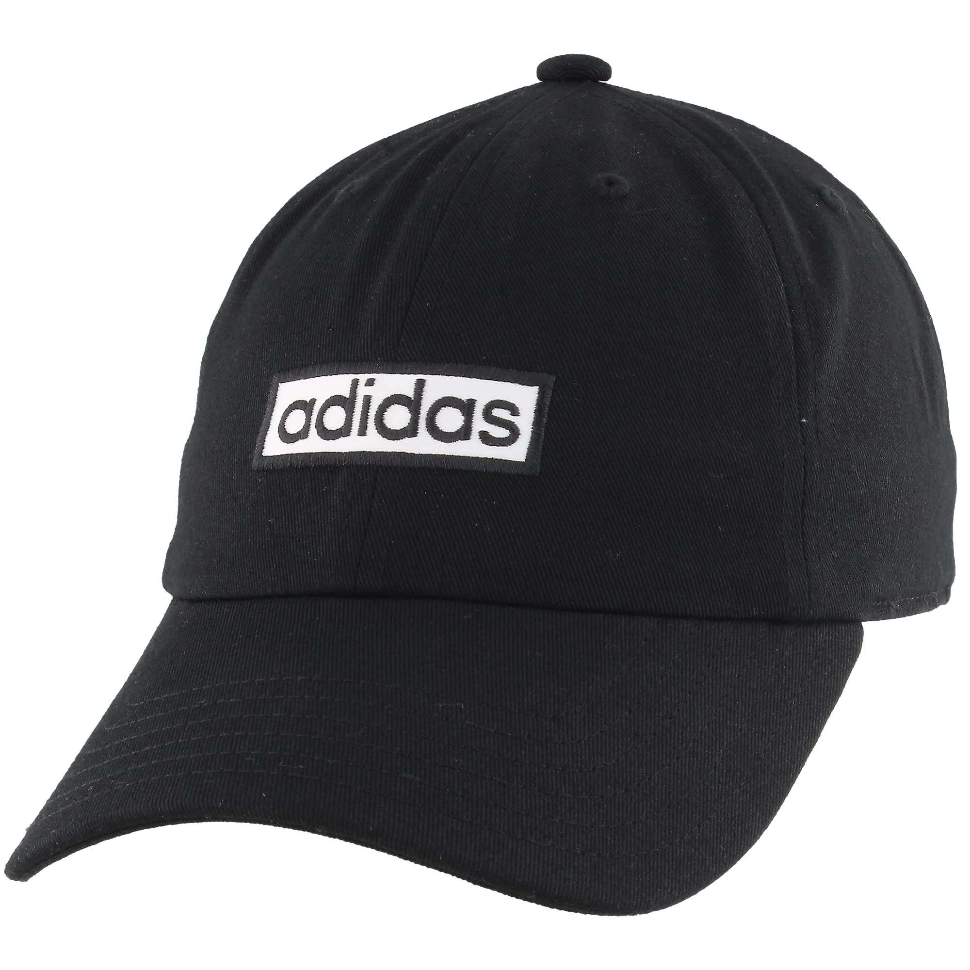 adidas Women's Contender Relaxed Adjustable Cap, Black/White, One Size