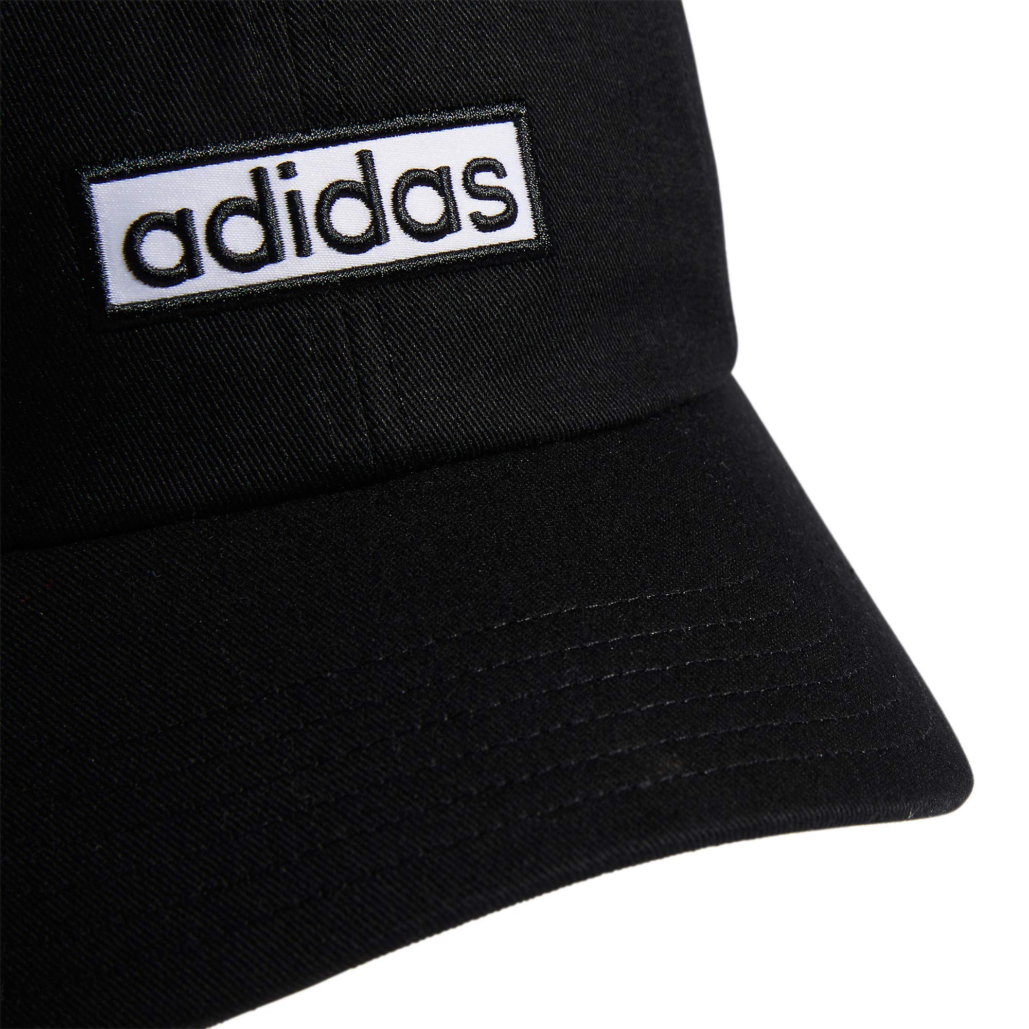 adidas Women's Contender Relaxed Adjustable Cap, Black/White, One Size