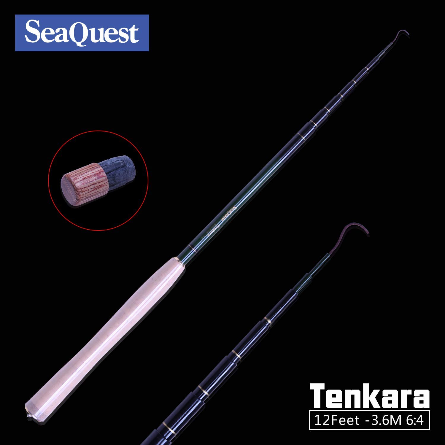 SeaQuest Tenkara 6:4 12ft Canna da Pesca TG kit 2 12Ft 6:4