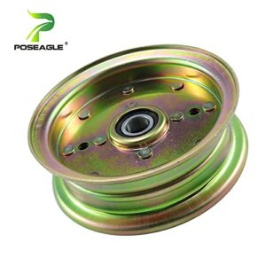 POSEAGLE 2 Pack 539132728 Idler Pulley Replace Husqvarna 539132728 Husqvarna Idler Pulley, 589766102 Pulley, 589766101, 539112196 for Husqvarna MZ52 MZ54 MZ61 MZ6128 RZ4623 RZ46I YTH22v42LS Z246 Deck