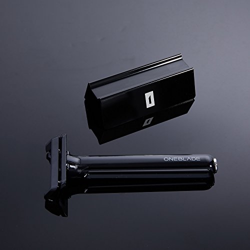 OneBlade Core Safety Razor for Fine Hair - Includes Stand & 10 Premium Japanese Feather Blade Refills - Introductory Level