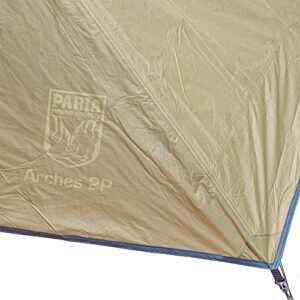 Arches Ultralight Trekking Pole Tent and Footprint - Perfect for Thru-Hikes, Backpacking, Kayaking, and Bikepacking (2P)