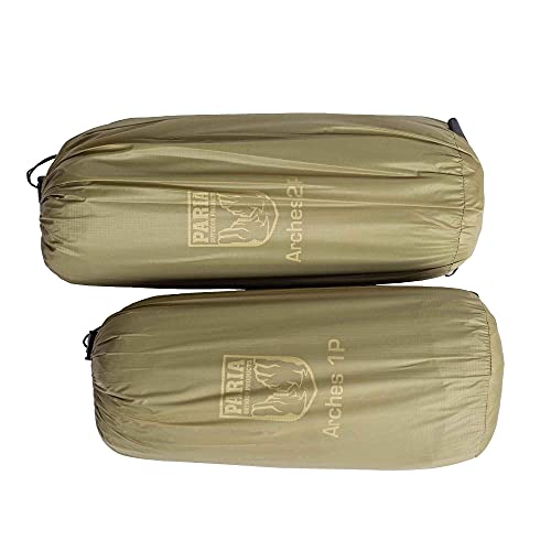 Arches Ultralight Trekking Pole Tent and Footprint - Perfect for Thru-Hikes, Backpacking, Kayaking, and Bikepacking (2P)