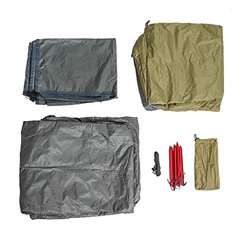 Arches Ultralight Trekking Pole Tent and Footprint - Perfect for Thru-Hikes, Backpacking, Kayaking, and Bikepacking (2P)