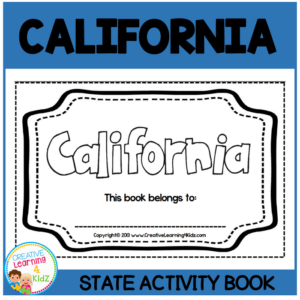 state of california activity book