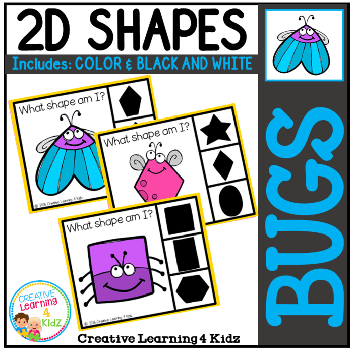 Shape Clip Cards: Bugs