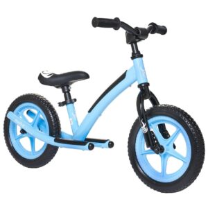 mobo explorer padded balance bike. kids no-pedal bicycle, 12” wheels