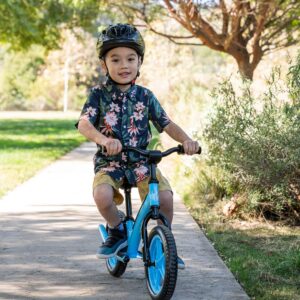 Mobo Explorer Padded Balance Bike. Kids No-Pedal Bicycle, 12” Wheels