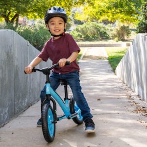 Mobo Explorer Padded Balance Bike. Kids No-Pedal Bicycle, 12” Wheels