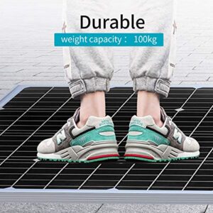 120W Solar Panel Monocrystalline 12V Photovoltatic Glass PV Panel for Home Roof Boat Truck Travel Trailer RV Battery Charger