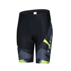 weimostar cycling bike shorts women 3d gel padded biking bicycle half pants cycle wear tights black yellow size m