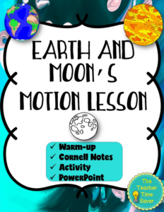 earth and moon's motion- space lesson