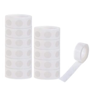 daikoye 2600 pcs (26 rolls) glue point clear balloon glue removable adhesive dots double sided dots of glue tape for scrapbook, party, wedding, balloons decoration