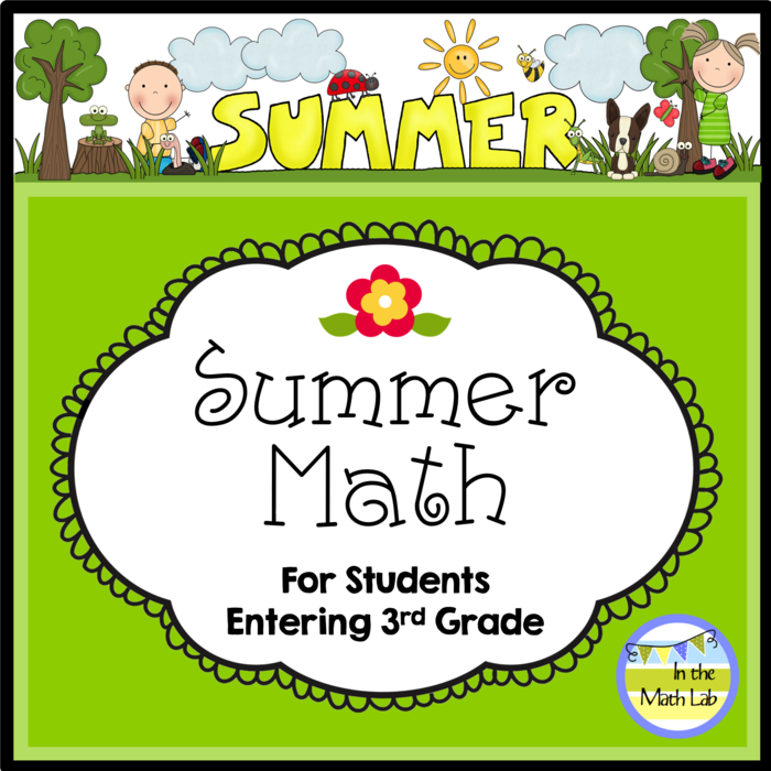 Summer Math for 2nd Graders Going to 3rd Grade
