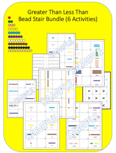 bead stair greater than less than level bundle