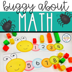 spring bug and insect math center activities