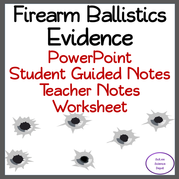 Forensics: Firearm Ballistic Evidence NO PREP Lesson