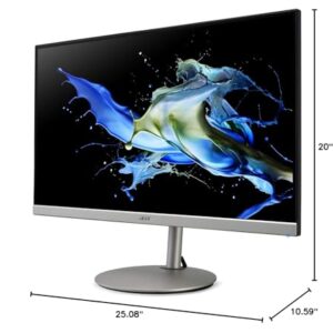 Acer CB282K smiiprx 28" UHD 4K (3840 x 2160) IPS Zero Frame Home Office RADEON FreeSync Monitor, 4ms, 90% DCI-P3, Height Adjustable Stand with Tilt & Pivot (Display Port, 2 x HDMI),Black