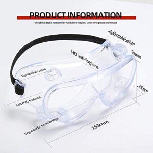 Anti Fog Safety Glasses Protective Goggles