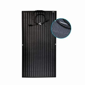 100w solar panel flexible monocrystalline 12v portable solar module for battery charging -with honey-comb structure light absorbtion increased