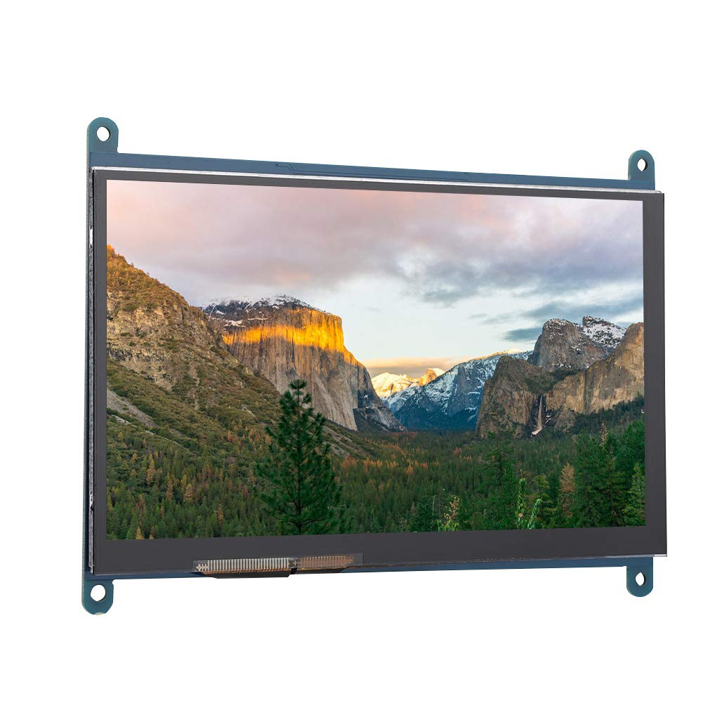 Display Screen for , 7-Inch LCD 1024x600 Ultra Hd Display Screen Capacitive Touch Screen Used As a Computer Monitor, Support for Win7 / Win8 / Win10 System