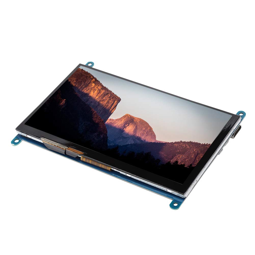 Display Screen for , 7-Inch LCD 1024x600 Ultra Hd Display Screen Capacitive Touch Screen Used As a Computer Monitor, Support for Win7 / Win8 / Win10 System