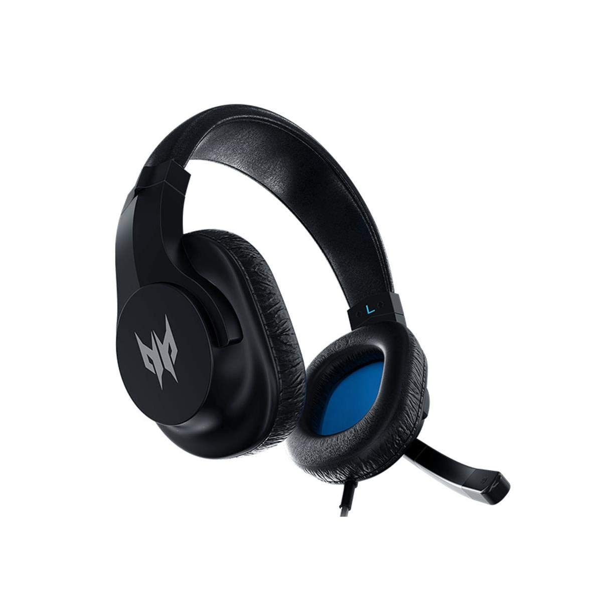 Acer Predator Galea 310 True Harmony Sound Gaming Headset: 40mm Drivers - Rotatable Omni-Directional Mic - Black, One size