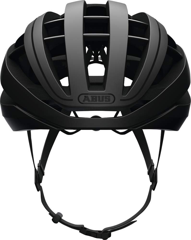 ABUS - Aventor - Cycling Road Bike Helmet Maximum Ventilation with in-Mold EPS Shock Absorption - Velvet Black - L