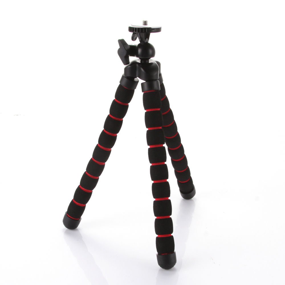 FocusFoto Octopus Flexible Portable Tripod Stand 1/4'' Screw Mounting for Camera Digital DV Action Camera DSLR Medium Size