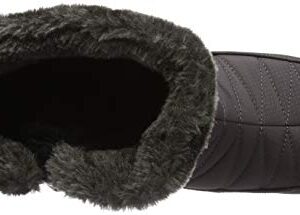 Kamik Women's Hannah Zip W Snow Boot, Black, 6 Wide