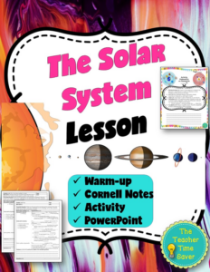 the solar system lesson