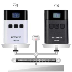 Retekess TT122 Church Translation System, Wireless Tour Guide System, One Key Mute, Crystal-clear Reception, Assistive Listening Devices for Court Interpretation(1 Transmitter 2 Receivers)