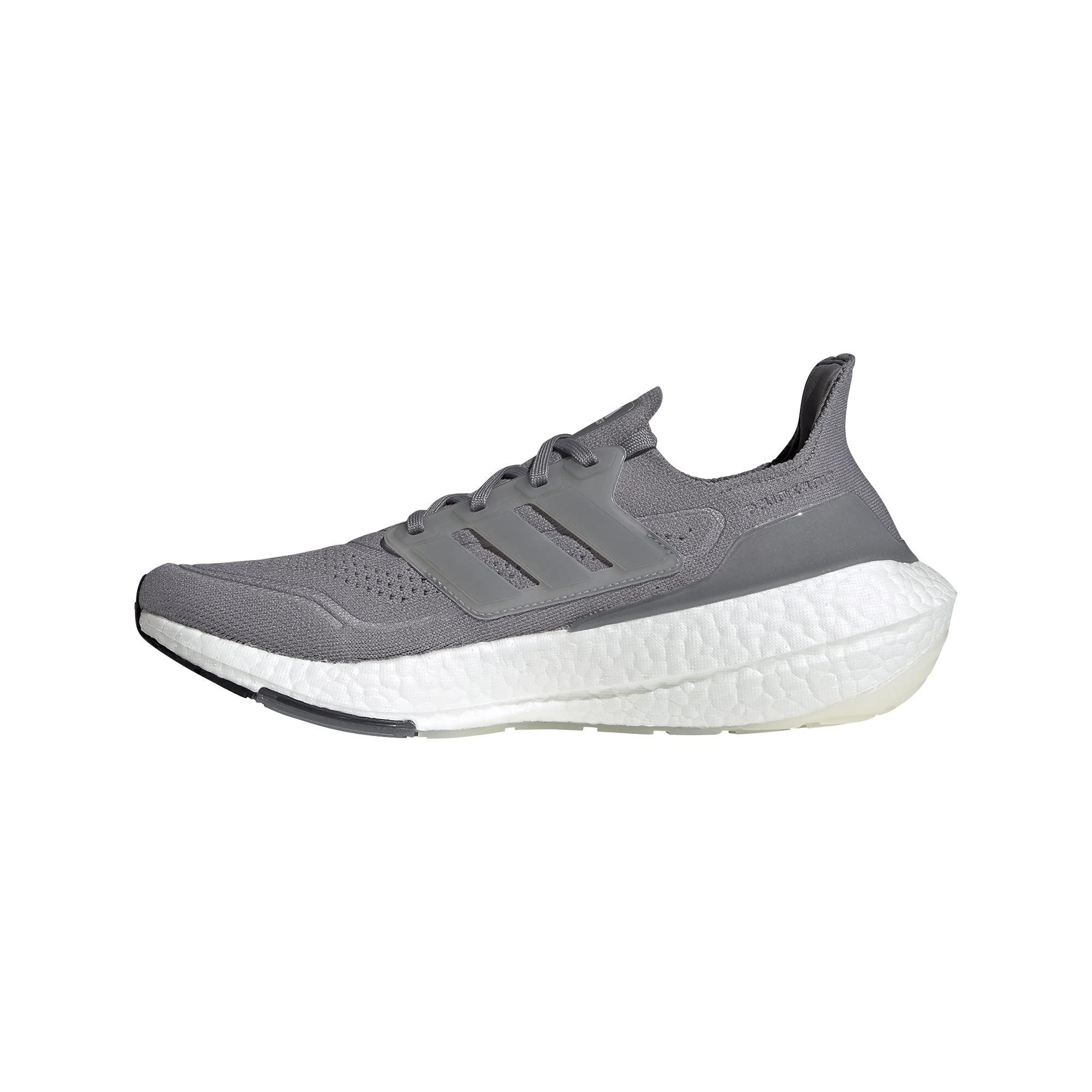 adidas Men's Ultraboost-21 Running Shoe, Grey/Grey/Grey, 8