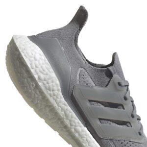 adidas Men's Ultraboost-21 Running Shoe, Grey/Grey/Grey, 8