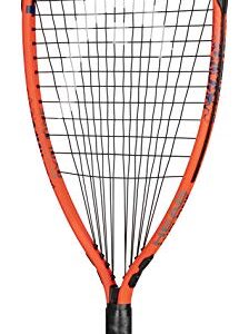 HEAD MX Cyclone 190 Club Racquetball Racket - Pre-Strung Light Balance Racquet,Blue/Orange