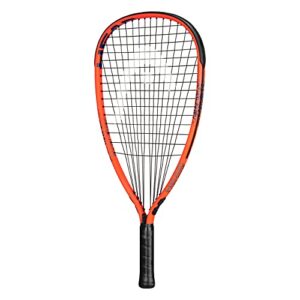 head mx cyclone 190 club racquetball racket - pre-strung light balance racquet,blue/orange