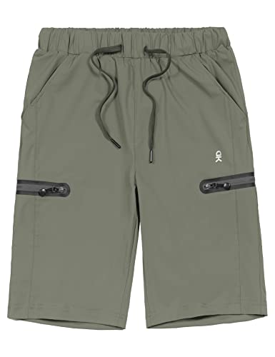 Little Donkey Andy Men’s Ultra-Stretch Quick Dry Lightweight Bermuda Shorts Drawstring Zipper Pocket Hiking Travel Golf Sage S