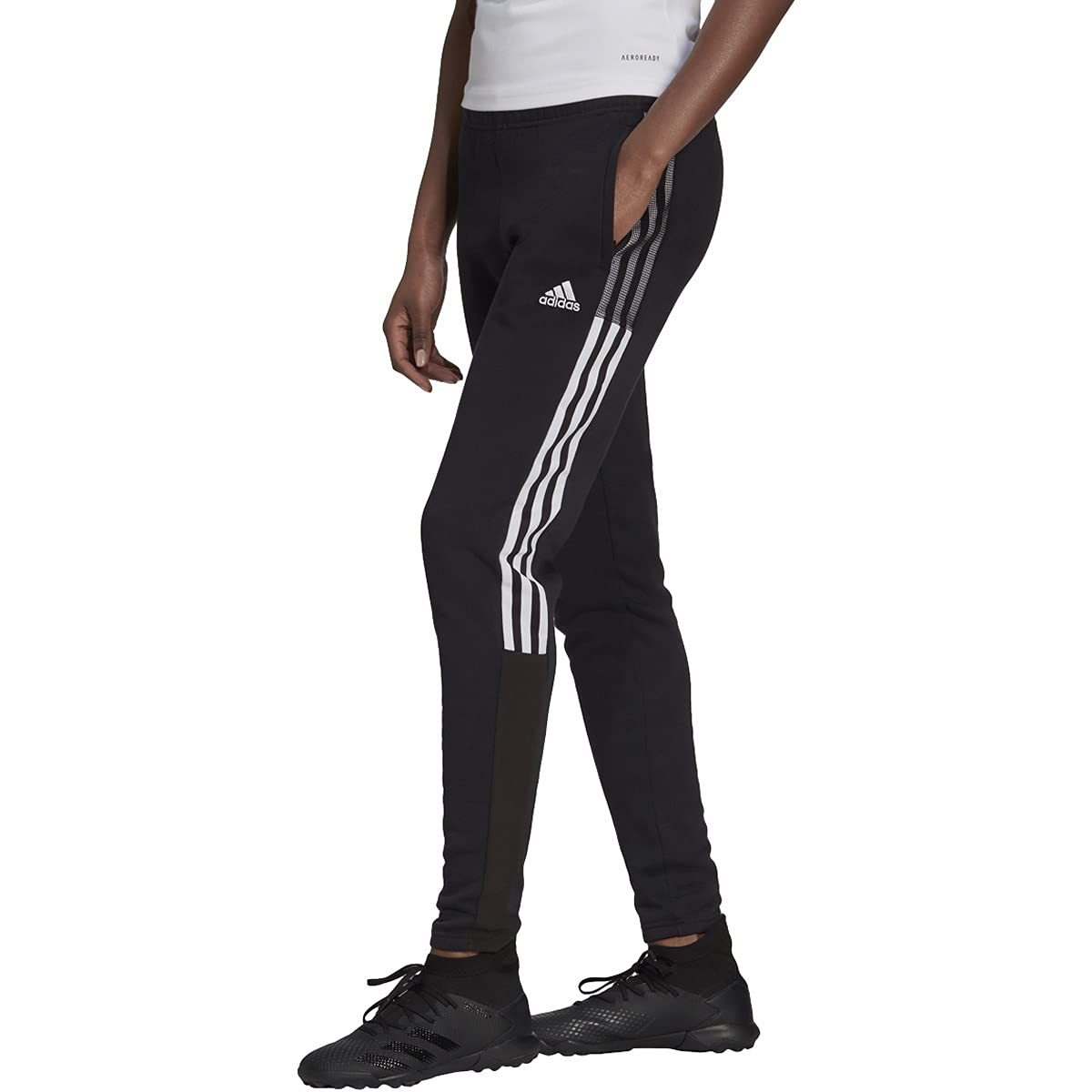 adidas womens Tiro 21 Sweatpants Black Small